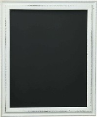 2 David Tutera Chalkboard Frame White Wash 7.5 x 9.5 inches chalkboard surface.