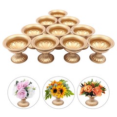 10 Pcs Metal Planter Wedding Centerpieces Vase for Wedding Party Decoration