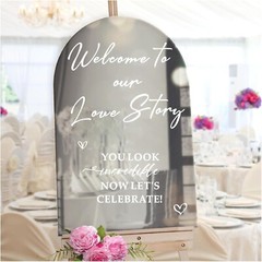 Wedding Welcome Signs Wedding Stickers Welcome to Our Love Story Sign Decals …