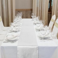 Pack Satin Table Runner x 108 Inch Long Wedding Satin Silk Table 12 White