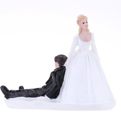 It’s a wedding cake topper.