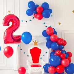 FOTIOMRG 110pcs Royal Blue Balloon Garland Arch Kit, 18 12 10 5 inch Royal Bl…