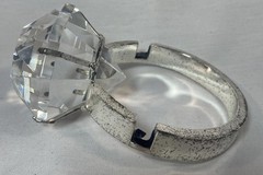Faux “Diamond” Engagement Ring Bridal Party Table Decor Oversized Prop