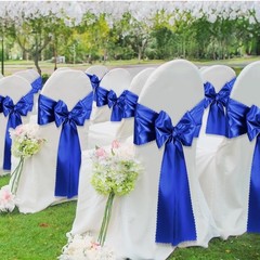 6 Pack Satin Table Runners – 12 x 108 Inches Long Royal Blue Table Runners