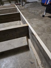 Rustic Wedding Arch & Platform Altar Stage Reclaimed Wood w/ White Birch Top