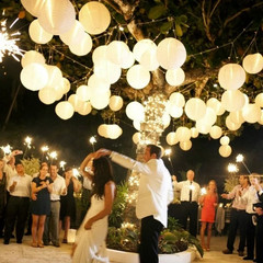 4-6-8-10-12-14-16 Inch Wedding Lanterns Chinese White Lanterns Hanging Colorful