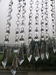 20Pcs Acrylic Beads Garland Chandelier Hanging Wedding 50CM Party Decortion