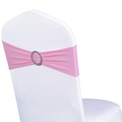 Pack of 50 spandex chair sashes bows for wedding party chair decorations