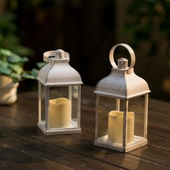 White Lanterns Decorative Indooor for Wedding: 6 Pcs Farmhouse Candle Lantern…