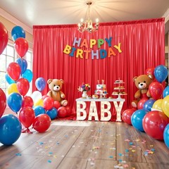 10×10 ft Red Sequin Backdrop Curtain Panels for Parties, Wrinkle Free Glitter…
