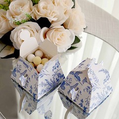 25 Mini Teapot 4″ Gift Boxes with Floral Print Party Events Home Decorations