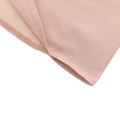 DUSTY ROSE 10 ft x 10 ft Polyester Sheer Chiffon Dual Layer CURTAIN Rod Pockets