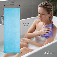 Exfoliating Washcloth & Shower Body Scrubber, 3 Pack | Japanese Washcloth, Korea