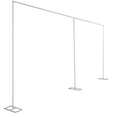 Free Standing Backdrop Support Frame 6×3m Carbon Steel Wedding Background Stand