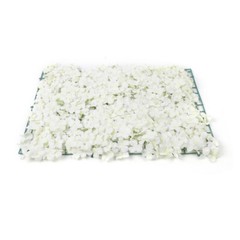 10-Pack White Silk Flower Wall Panels 16 × 24 In Wedding Party Backdrop