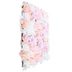 12* Artificial Flower Wall Panel Hydrangea Rose Photo Wall Wedding Home Decor