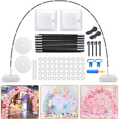 Chamvis Balloon Arch Kit, 9FT Height & 10FT Width Adjustable Balloon Arch Sta…