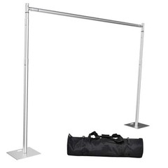 Heavy Duty Backdrop Stand, 8x10ft Pipe and Drape Backdrop Kit