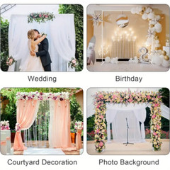 Square Wedding Arch hanging Flower Silver Metal Stand for Wedding party Ceremony