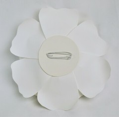 Decor In The Box – Cream Handmade Paper Flower 12 inch Fully Assembled 