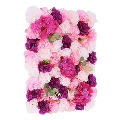 6 Pcs Artificial Flower Wall Panel For Wedding Backdrop Decor Outdoor 60X40CM