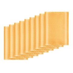 VEVOR 50PCS Gold Stretch Spandex Chair Sashes Elastic Bows Wedding Party Dining