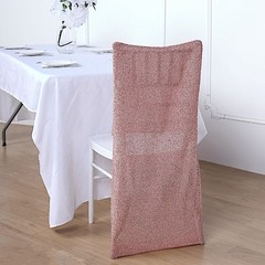 Metallic Spandex Slipcover CHAIR COVERS Wedding Party Reception Decorations SALE