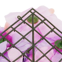 12pcs Artificial Silk Rose Flowers 3D Backdrop Wall for Wedding Party Decoration