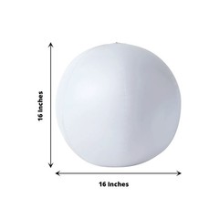 16″ Assorted LED Ball Inflatable Floating Pool Light Party Events Decorations