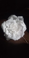 30 x Large Crepe Roses Roses with Wire; 12cm Wedding Party DECORATION ELITETNO