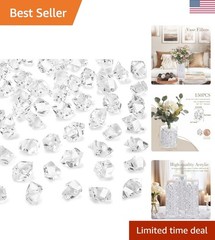 Fake Ice, 150PCS Fake Diamonds, Plastic Diamonds Acrylic Rocks Vase Fillers f…