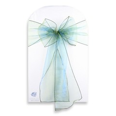 20 pcs Organza Chair Cover Bow Sash 108″x8″ – Hunter Green – Wedding Party xp