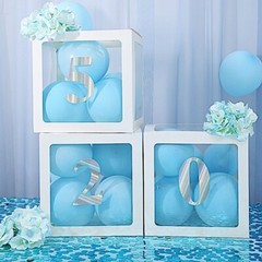 4 Iridescent 5″ Number Stickers Backdrop Wall Decorations Party Wedding Events