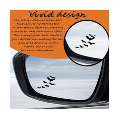 Rearview Mirror Halloween Bat Decal, Bats Car Mirror Decal, Spooky Funny Viny…