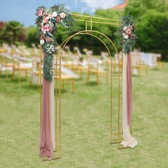 Free Standing Wedding Arch Backdrop Stand Square Metal Balloon Arch Stand