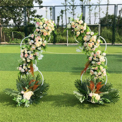 Heavy-D WHITE METAL ARCH for Wedding Party Bridal Prom Garden Floral Decoration
