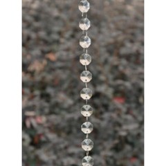 10pcs Diamond Crystal Glass Clear Chandelier Drop Pendants Wedding Table Décor