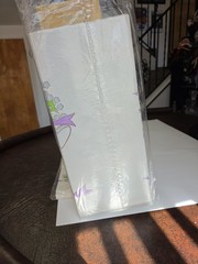 2 Vintage Party Table Covers Wedding Bells Chapel Retro 80s Bridal Paper Art