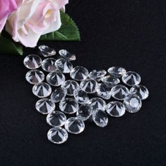 50pcs 18mm Clear Crystal Diamond Confetti Ornament Wedding Venue Decorations DIY