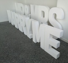 Lettering “Mr & Mrs” Letters 50-99cm Engagement Wedding Decoration Styrofoam