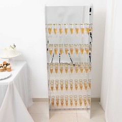 SILVER 5 ft Foam 5-Tier Wine Glass Rack Champagne Flute HOLDER STAND Party