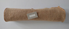 NWT 12 inch x 10 foot rolled burlap runner fabric Wedding party decor rustic