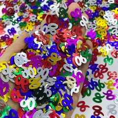 90 Confetti Number 90th Anniversary Party Favor for Party Table Decoration Su…