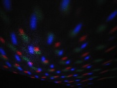 LED Lights Rotating Hanging Disco Ball Party Light VGC