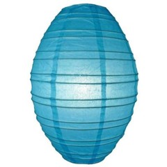 Turquoise Kawaii Paper Lantern