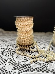 8mm Light Ivory Pearl Garland Wedding Decorating.