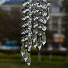 12pcs 50cm Acrylic Crystals Bead String Drop Prism Pendant Wedding Curtain Party