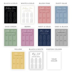 Wedding Seating Chart, Personalized Wedding Welcome Sign, Party Decorations