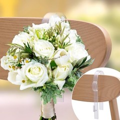 moonoom Wedding Church Pew Clips, Ceremony Aisle Chair Hangers, Wedding 12 Pcs