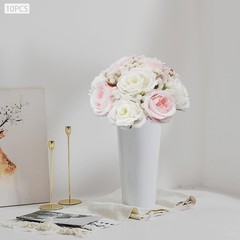 Artificial Fake Flower Ball Arrangement Bouquet Wedding Centerpieces Decorations